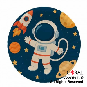 ASTRONAUTA PLATO CHICO x 8